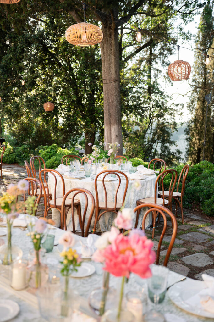 Toskana Hochzeitstisch Boho
