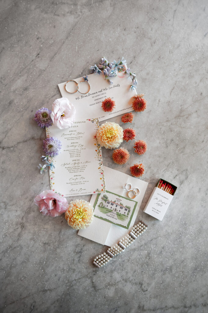 Wedding stationery Toskana