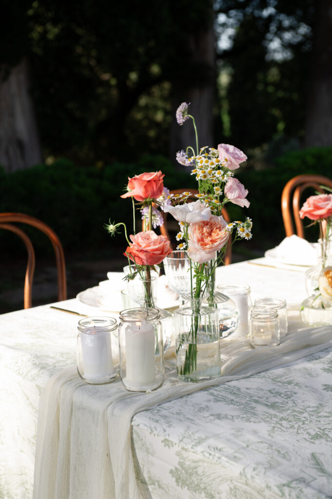 Toskana Hochzeitstisch Boho