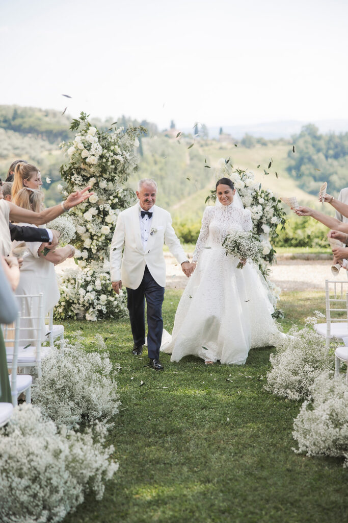 Schleierkraut Hochzeit Toskana