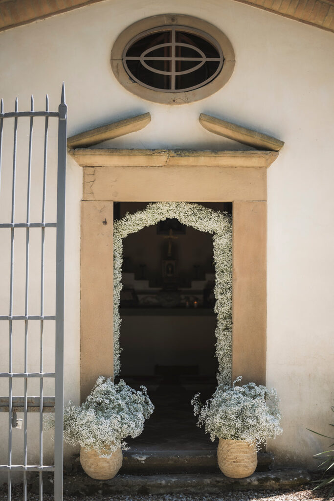 Schleierkraut Hochzeit Toskana