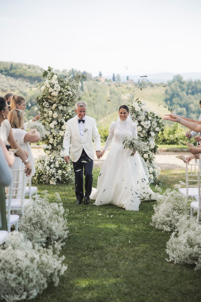 Schleierkraut Hochzeit Toskana