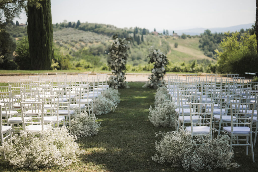 Schleierkraut Hochzeit Toskana
