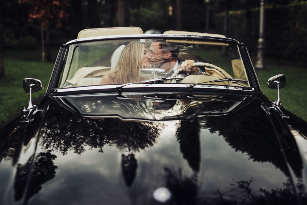Toskana Hochzeit in einer Villa mit stimmungsvoller Regenkulisse