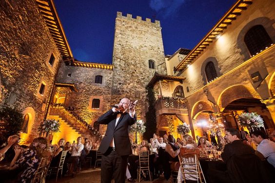 wedding in a tuscan castle