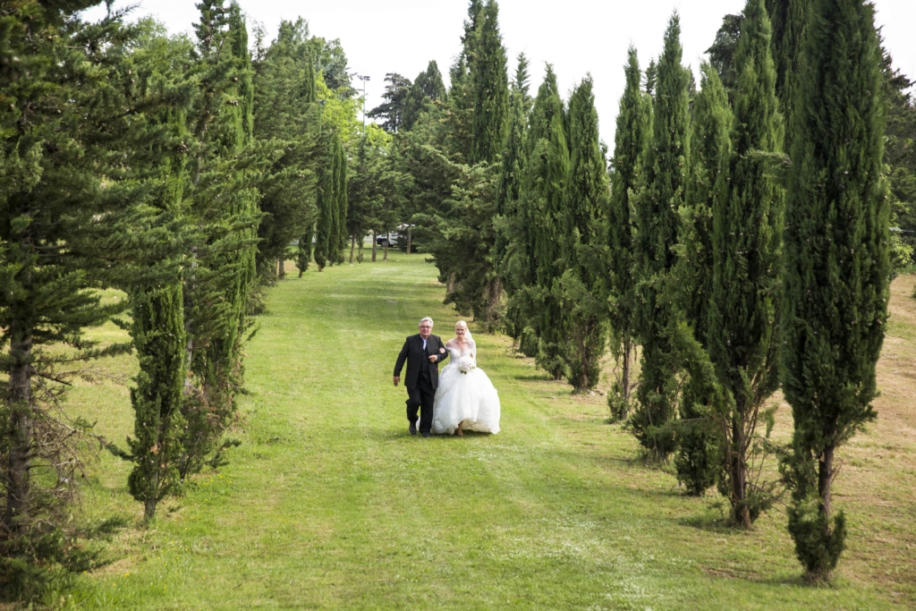 Princely wedding in a Tuscan villa in the Chianti region