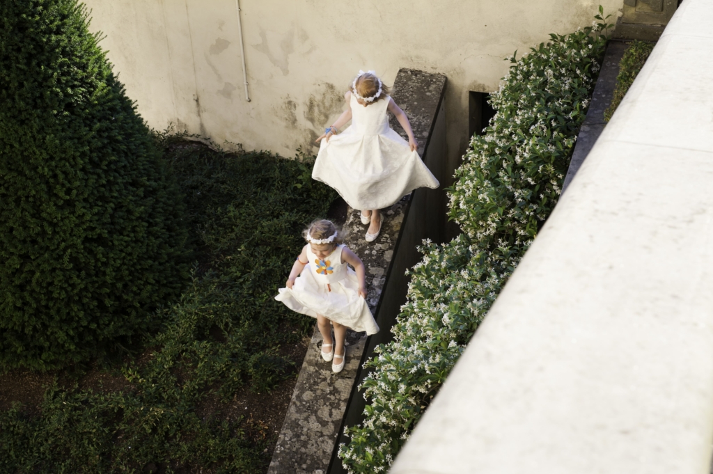 Tuscan villa with the most stunning staircase for your bridal walk down the aisle