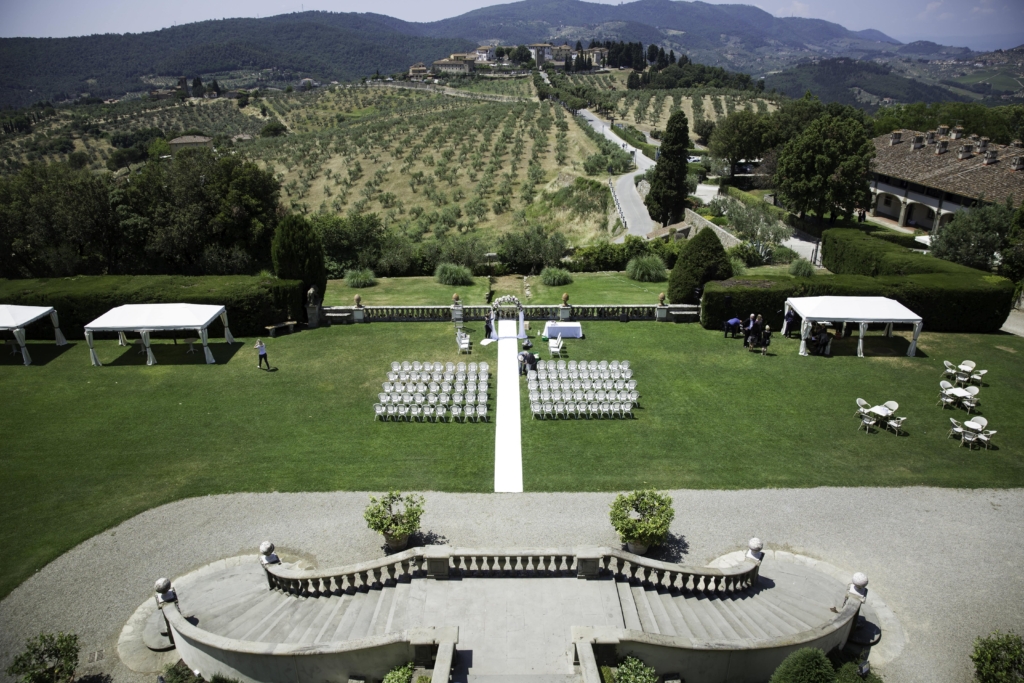 Villa per matrimonio in Toscana per un ingresso da sposa ineguagliabile