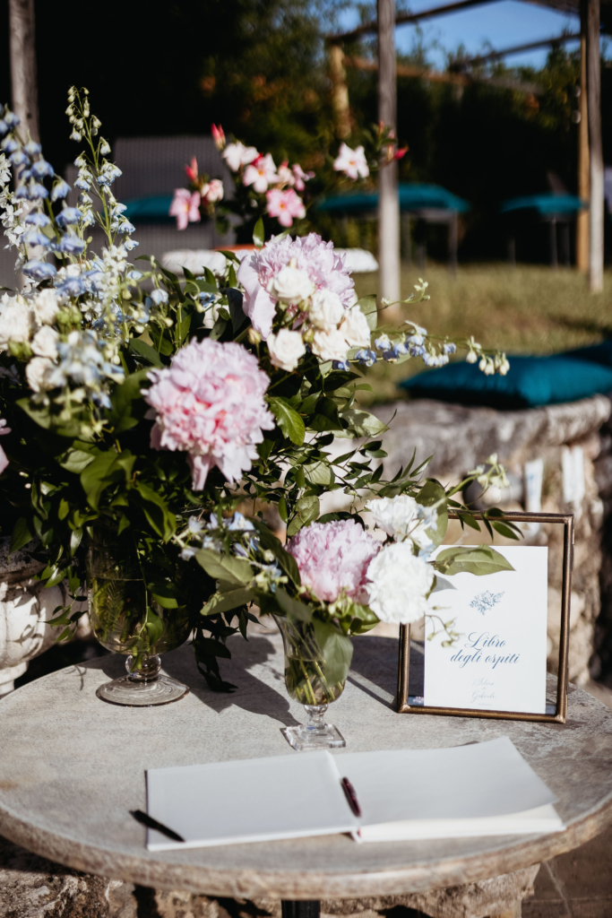 wedding guestbook tuscany