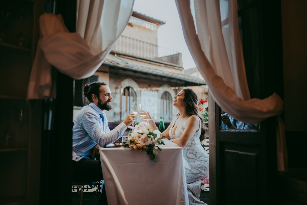 A destination elopement in Tuscany