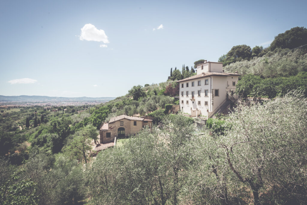 Freie Trauung in einer Villa bei Florenz
