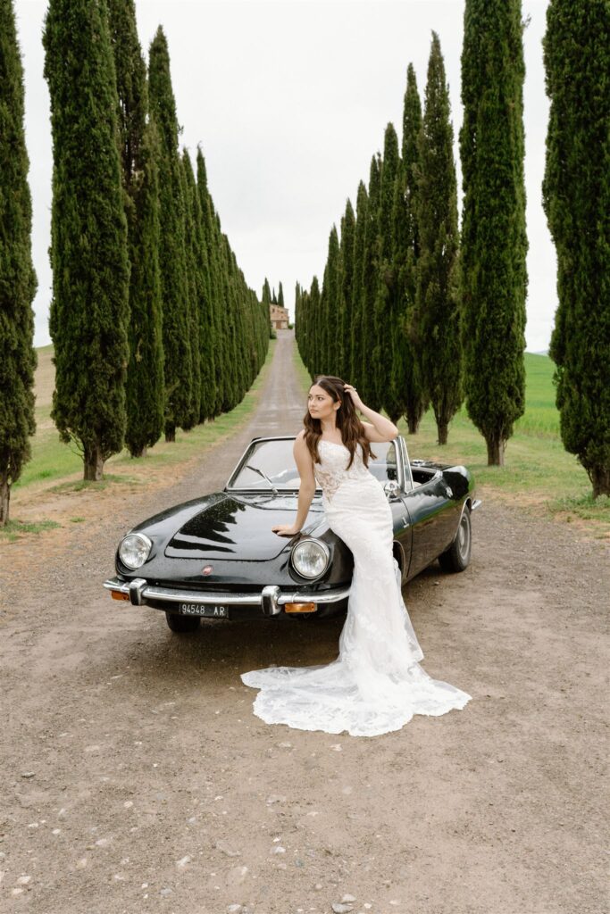 wedding cypresses alley