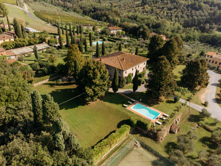 Tennis-Themed Wedding Tuscany