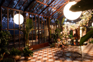 vignamaggio winter garden set up