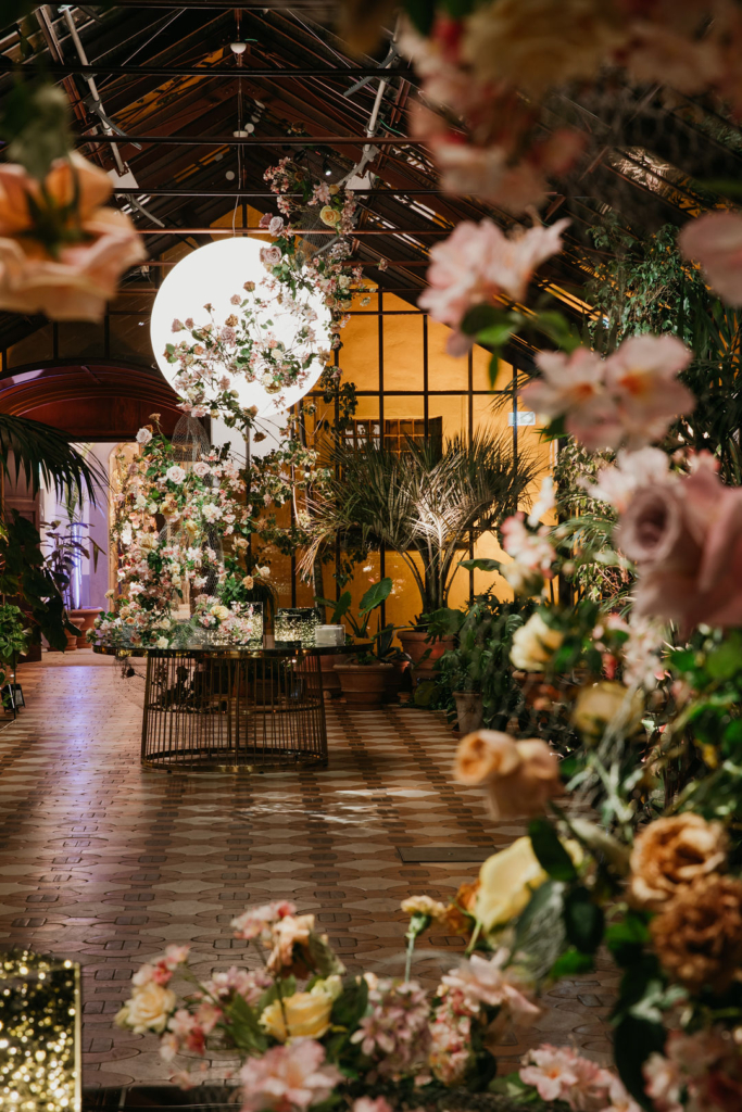 vignamaggio winter garden set up